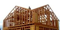 Construction of a frame wooden house